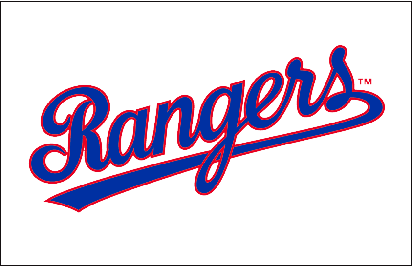 Texas Rangers 1984-1993 Jersey Logo iron on transfers for T-shirts version 2